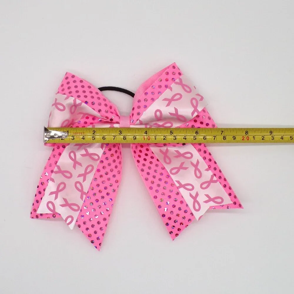 Cheer Hair Bow Lot Of 6 Girls Ribbon Bows Holiday Pageant Dance 7